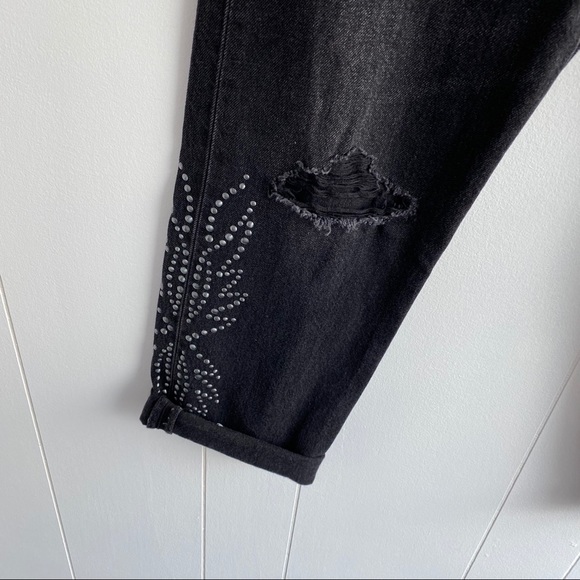 NWT Levi’s 501 Crop Studded Canyon Jeans - Picture 6 of 7